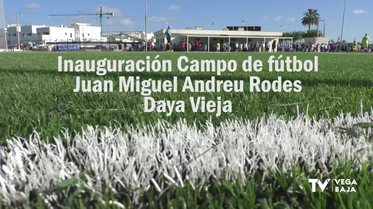 Inauguración Campo de Fútbol de Daya Vieja